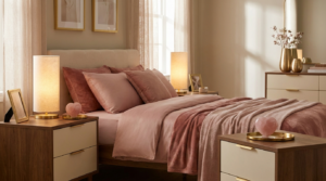 Bedroom with paired nightstands and lamps — Feng Shui for love and relationships